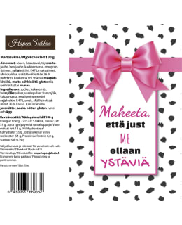 HOPEASUKLAA OLLAAN YSTÄVIÄ SUKLAALEVY Main Image
