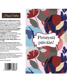 HOPEASUKLAA PIRISTYSTÄ PÄIVÄÄN SUKLAA Main Image