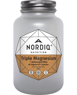 NORDIQ Nutrition Triple Magnesium + Ashwagandha 60 kaps. ravintolisä Main Image