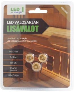 LED ENERGIE 3KPL MUSTA LISÄL LED SARJAAN Main Image