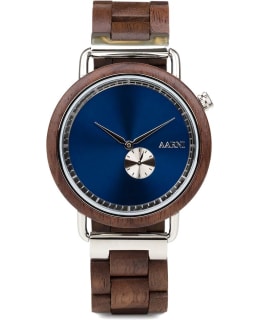 Aarni Sirius Pähkinäpuu miesten rannekello Main Image