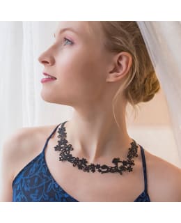 PRIMADONNA NECKLACE BLACK Main Image