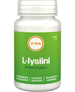 Vida L-lysiini 60 tabl. ravintolisä Main Image