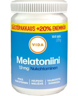 VIDA MELAT 1,9MG 120+24KAPS. RAVINTOLISÄ Main Image