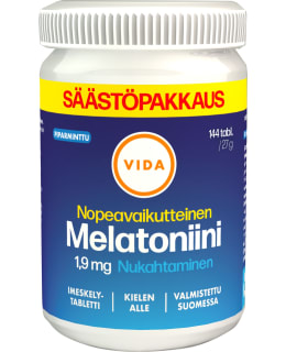 VIDA MELATONIINI 1,9MG 144TABL RAVINTOL Main Image