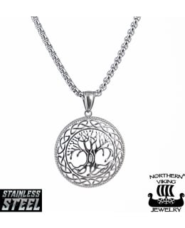 NVJ SHINY STEEL TREE OF LIFE 45CM RIIPUS Main Image