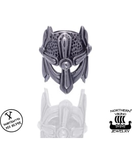 NVJ SILVER VIKING HELMET PARTAKORU Main Image