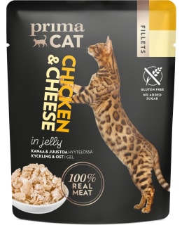 PRIMACAT KANAA JA JUUSTOA HYYT 50 G Main Image