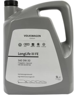 VAG LONGLIFE III FE 0W-30 5L ÖLJY Main Image