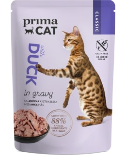 PrimaCat Classic duck in gravy 85 g Main Image