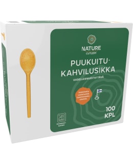 NATUR LINE 13CM 100KPL PUUKUITUKAHVILUSI Main Image