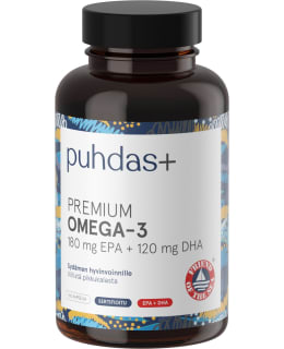 PUHDAS+ PREMIUM OMEGA 160KAPS RAVINTOLIS Main Image