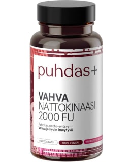 PUHDAS+ NATTOKINAASI 60KAPS RAVINTOLISÄ Main Image