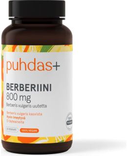 PUHDAS+ BERBERIINI 800 MG 60 VEGE RAVLIS Main Image