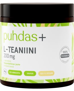 PUHDAS+ L-TEANIINI 40 G RAV.LISÄ Main Image