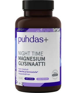 PUHDAS+ NIGHT MAGNESIUM 120KAPS RAV.LISÄ Main Image