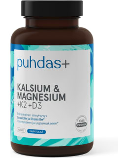 PUHDAS+ KALSI&MAGN+K2+D3 90KAPS RAV.LISÄ Main Image