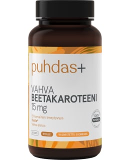 PUHDAS+ VAHVA BEETAKAROTEE 15 MG RAVLIS Main Image