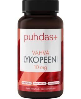 PUHDAS+ VAH LYKOPEENI 10MG 60KAPS RAVLIS Main Image