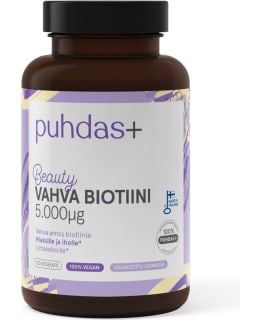 PUHDAS+ BIOTIINI 5.000µG 120KAPS RAVLIS Main Image
