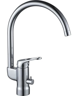 Arctic Faucets Flux Curvam kromi pesukoneventtiilillä keittiöhana Main Image