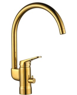 Arctic Faucets Flux Curvam kulta pesukoneventtiilillä keittiöhana Main Image