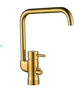 Arctic Faucets Flux Recta kulta pesukoneventtiilillä keittiöhana Main Image