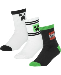 MINECRAFT EM-MNCT-0155-35/38 L.SOCKS 3P Main Image