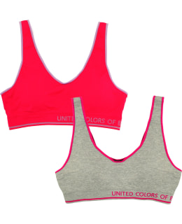 BENETTON 2P SPORT BRA AA3578-HARM/PINK-L Main Image