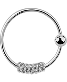 SJ NOSE-H-HOOP7 TWISTED WIRE NENÄRENGAS Main Image