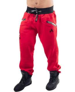 GAZOZ MENS STREET SWEATPANTS RED M M Main Image