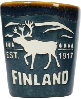 Blue Rustic Schnapps Glass Main Image