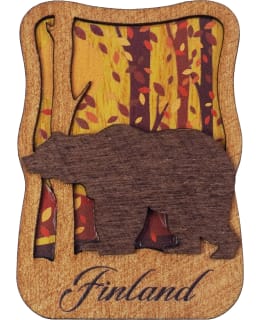 HT KARHUN SILUETTI PUUMAGNEETTI Main Image