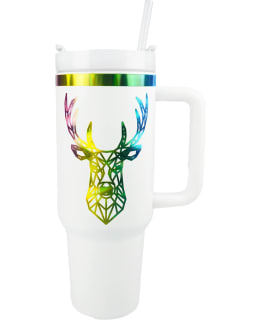 HAP TRAV REINDEER MUG 1,18L WHITE Main Image