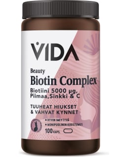 VIDA BEAUTY BIOTIN COMP 100KAPS RAV.LISÄ Main Image
