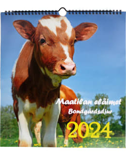 Suomen Aika Maatilan eläimet 2024 iso seinäkalenteri Main Image