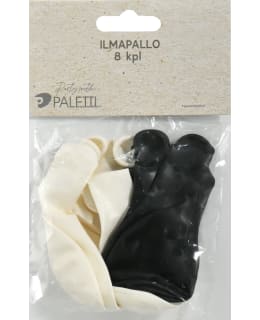 ILMAPALLO VALKOINEN/MUSTA 8 KPL Main Image