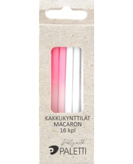 CAKE CANDLE PINK/WHITE 24 PCS Main Image