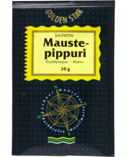 GOLDEN STAR 20 G MAUSTEPIPPURI JAUHETTU Main Image