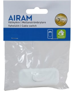 AIRAM VALKOINEN 2X2A VÄLIKYTKIN Main Image