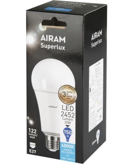 AIRAM E27 2452LM 4000K LEDVAKIOLAMPPU Main Image