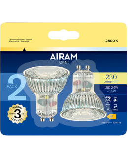 AIRAM GU10 2,4W 230LM 2PACK HIM LEDSPOT Main Image