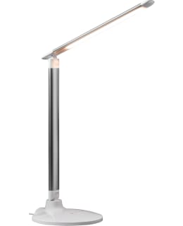 AIRAM GINA WHITE/SILVER USB TABLE LAMP Main Image