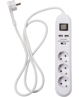 AIRAM 3-O JATKOJ+LITTEÄ PISTOKE +2USB Main Image
