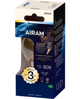 AIRAM E27 3,8W 3000K 806LM KIRK VAKIOLAM Main Image