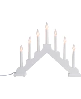 AIRAM AINA CANDLE BRIDGE OF 7 WHITE Main Image