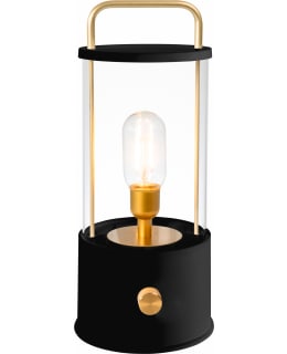 AIRAM TYRSKY BLACK GLASS LANTERN Main Image