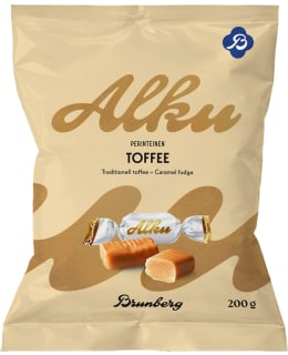 BRUNBERG ALKU 200G TOFFEEKARAMELLIPUSSI Main Image