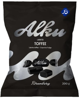 BRUNBERG ALKU 200G LAKRITSITOFFEE PUSSI Main Image