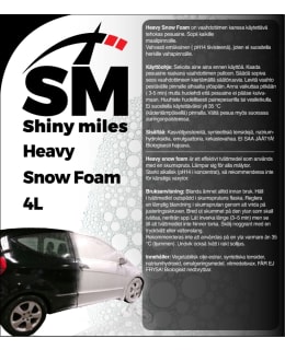 Shiny Miles Heavy Snow Foam vaahdottimen pesuaine Main Image